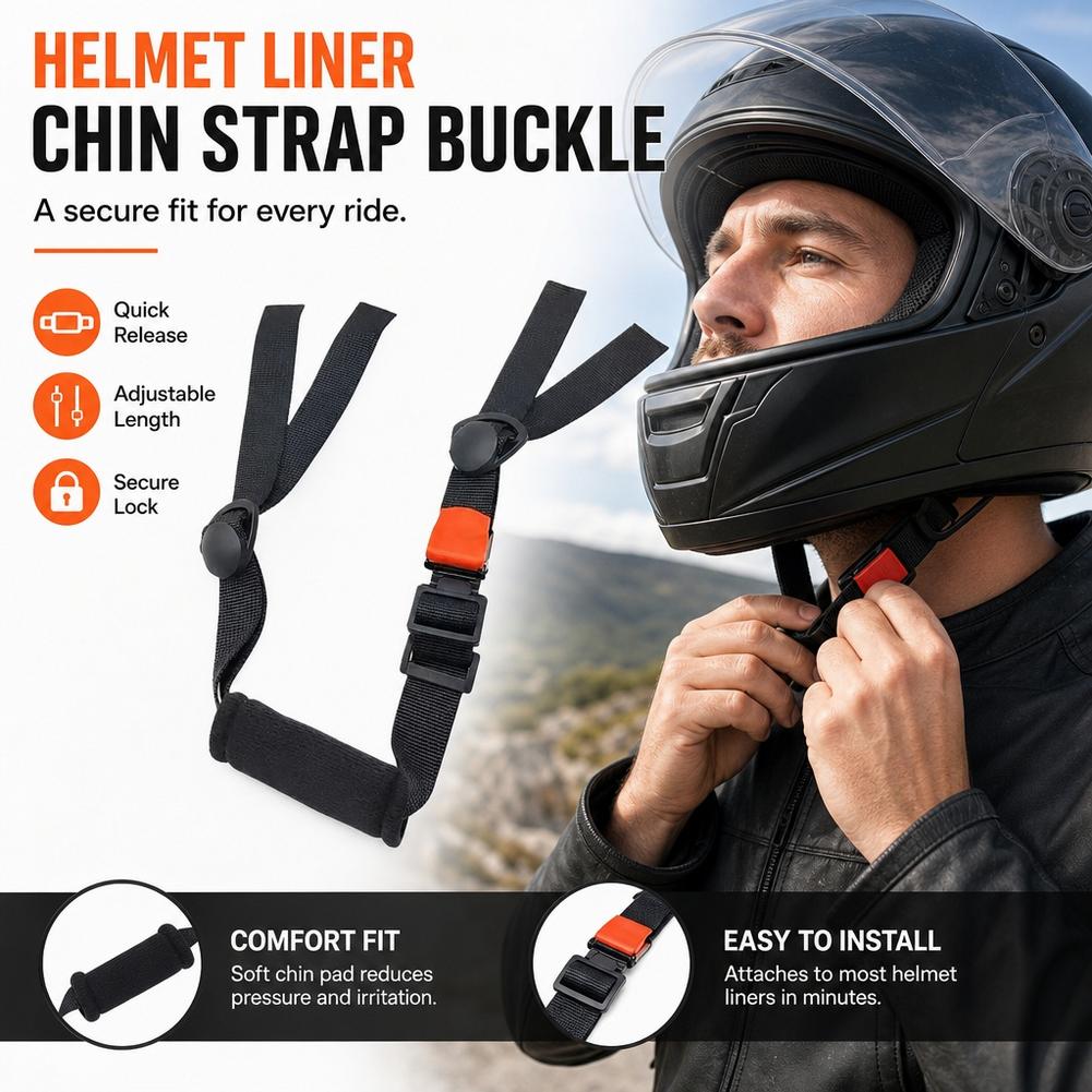 Correa de barbilla universal p - Quick Release Buckle Motorcycle Helmet reseña y precio