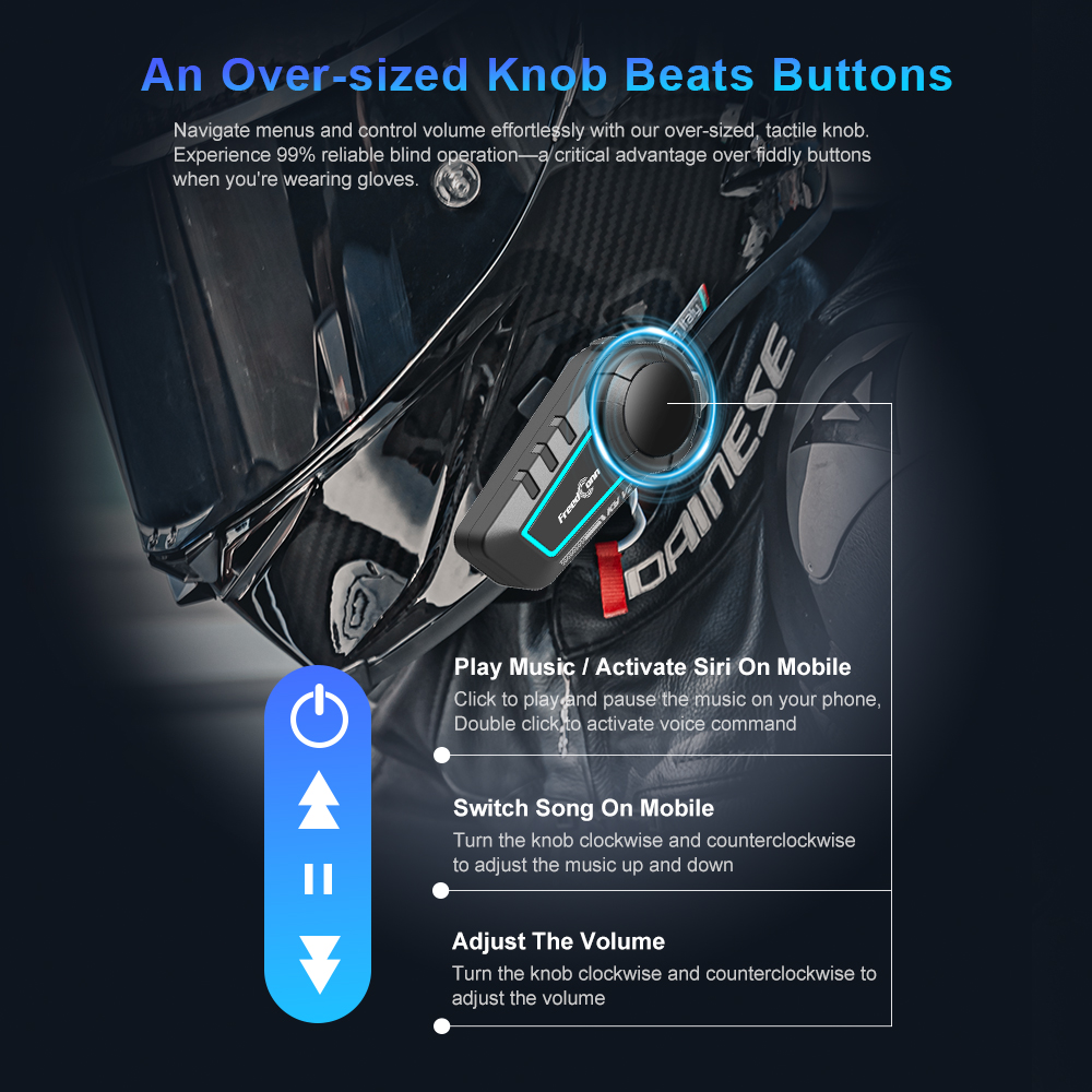 Intercomunicador Bluetooth par - Motorcycle Helmets reseña y precio
